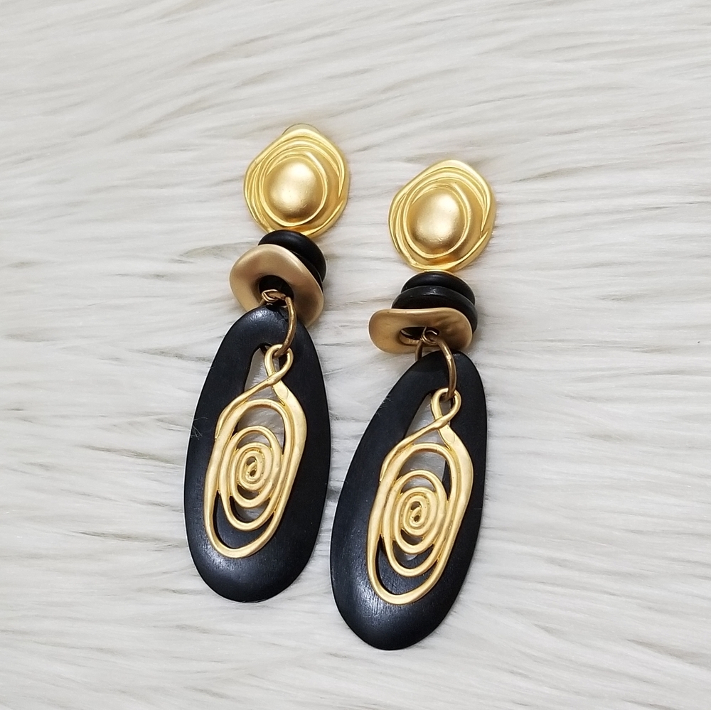 Vintage statement earrings